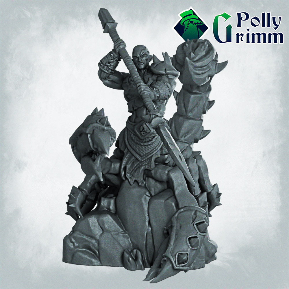 Fantasy and historic miniatures for tabletop games. Arabian Nightmare. Scorpion warrior ver 1
